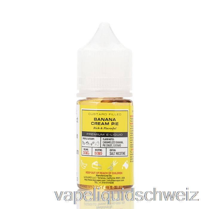 Bananencremetorte - BSX-Salzserie - 30 Ml 30 Mg Vape Ohne Nikotin